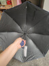 天堂伞遮阳伞太阳伞黑胶防晒伞防紫外线晴雨伞两用女士超轻便携UPF50+ 一帘花梦-3折-藏青色 实拍图