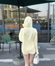 蕉下（beneunder）防晒衣女宽松百搭防紫外线出行AL417布丁黄均码 实拍图