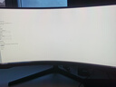 三星（SAMSUNG）34英寸 G55T 165Hz 2K 1000R 1ms DP1.4 HDR FreeSync 玄龙骑士带鱼屏 电竞显示器 LC34G55TWWCXXF 实拍图