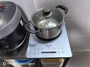 美的（Midea）铂钻家用电磁炉电陶炉 2200W大功率电磁灶火锅炉爆炒预约多功能电磁炉一套配锅国家补贴MC-E22B27A 实拍图