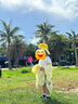 kocotreekk树儿童帽子遮阳大帽檐防晒帽夏季薄款男童女童渔夫双面盆帽 实拍图