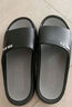 回力运动厚底拖鞋男室内户外穿静音速干防滑凉拖鞋HL3A57黑灰46-47码 实拍图