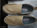 回力 Warrior 休闲鞋男一脚蹬帆布鞋子男时尚百搭织物男鞋懒人鞋 WXY-B011Z 卡其色 41 实拍图