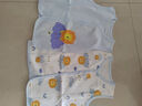 舒贝怡2件装婴儿衣服宝宝马甲春秋马夹纯棉男女童背心外穿上衣 黄色100 实拍图