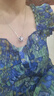 施华洛世奇（SWAROVSKI）Hyperbola项链女绳结吊坠轻奢小众送女友毕业礼物女 镀白金色5646724 实拍图