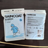 蕉趣（BANANA TRIP）一次性雨衣(全新料)儿童加厚户外连帽四排扣连体雨披 蓝色1个装 实拍图