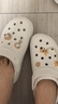 crocs檀健次推荐款经典泡芙洞洞鞋|207521 骨白色-2Y2 39(240mm) 实拍图