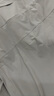安踏零压T | 男子户外半拉链长袖加绒秋冬舒适速干百搭运动跑步打底衫 【微刷毛感户外T】云灰色-1 XL 实拍图