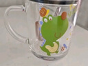 舒齐儿童牛奶杯学饮杯家用宝宝冲泡奶粉杯带刻度杯吸管带把玻璃水杯 实拍图