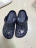 crocs卡骆驰洞洞鞋贝雅男鞋女鞋轻便耐磨一脚蹬拖鞋休闲鞋|10126 黑色-001 37 /38(230mm) 实拍图