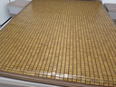 黛安居麻将凉席竹席子麻将席 双人夏天单人宿舍学生可折叠块竹垫空调席 咖啡双牛筋-窄边包边款 单凉席 适用1.5米床 150cm*195cm 实拍图