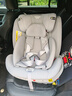 贝比途（BOBEITOO）贝悦儿童安全座椅汽车用0-12岁宝宝婴儿360度旋转i-Size认证 旗舰版-月光灰+可折叠支撑腿 实拍图