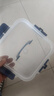 【网红品】不锈钢保鲜盒加厚带盖子全密封冰箱收纳盒户外便当饭盒 热卖【特大号】蓝色2500ml 实拍图