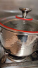 欧美达辅食小蒸锅 汤锅 奶锅 不锈钢泡面锅 20CM  实拍图