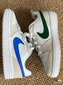 耐克（NIKE）官方NIKE COURT BOROUGH LOW 2 耐克酷菠萝大童运动鞋 HQ1189 141帆白/游戏宝蓝/白/浅土褐/峡谷绿/小径红 35.5 实拍图