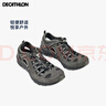 迪卡侬（DECATHLON）登山鞋男户外防滑凉鞋夏季透气耐磨轻便徒步鞋溯溪鞋洞洞鞋 铅灰色-防撞款-NH500 42 实拍图