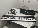 特伦斯电子琴88键成人儿童智能折叠钢琴X61A/V20手卷钢琴键盘乐器 V20典雅黑+专用琴包+Z型琴架 实拍图