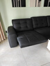 左右劳伦斯零靠墙电动功能沙发头层牛皮沙发 6067大三右电动 黑 实拍图