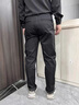 罗蒙（ROMON）休闲裤男秋冬季韩版裤子男士直筒宽松商务百搭男裤 深灰色 32 实拍图