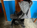 好孩子（gb）小情书D619 0-3岁可坐可躺轻便遛娃车单手折叠婴儿推车 魅影灰 实拍图