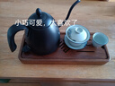 maxwin 家用电热水壶长嘴烧水壶泡茶专用手冲咖啡壶开水壶小型茶艺壶防烫全自动断电茶具功夫茶酒店 0.6L 文墨黑 实拍图