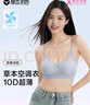 草本初色内衣女无痕2025年春夏款无钢圈大胸显小胸聚拢百搭背心式 蓝色 M 实拍图