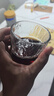 青苹果洋酒杯6只 锤纹烈酒杯威士忌酒杯 玻璃杯水杯饮料杯220ml 实拍图