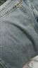 Lee【张凌赫代言】25春夏新品松紧腰宽松浅蓝男女同款牛仔气球裤 浅蓝色 XL 实拍图