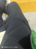 特步防泼水上衣新款男夹克外套跑步训练服户外骑行服双层风衣运动服 正黑色-0104 L 实拍图