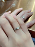 爱的风向极星银情侣戒指一对男女款结求婚对戒七夕情人节礼物送女友老婆 极星情侣对戒一对【免费刻字】 实拍图
