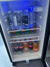 先科（SAST）冰吧冷藏柜 欧式恒温红酒柜酒店家用电冰箱迷你小型单门办公室电竞保鲜展示留样茶叶饮料药品柜 90升 白胆（全冷藏保鲜+蓝光灯+带锁） 实拍图