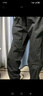 伯希和（Pelliot）[山壳]硬壳冲锋裤男女防风夏季徒步登山工装裤子11410201黑XL 实拍图