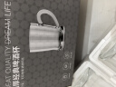 京东京造 啤酒杯 扎啤玻璃杯子精酿北欧风果汁带把手冰杯392ml 两只装 实拍图