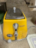 德龙（Delonghi）【国家补贴】面包机 家用吐司机烤面包机 复古小型面包片加热早餐多士炉 CTOC2003.Y 波西塔诺黄 实拍图