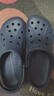 卡骆驰crocs洞洞鞋贝雅男鞋女鞋轻便耐磨一脚蹬拖鞋休闲鞋|10126 深蓝-410 43 (270mm) 实拍图