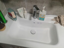 波彼（BOBI）台盆陶瓷一体盆洗手盆单盆阳台浴室柜卫生间半嵌入洗脸面盆池定制 【90*48CM】盆+弹跳下水+防臭管 实拍图
