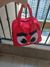 上班带饭包铝箔保温袋手提便当包加厚简约饭袋时尚外出饭盒袋子 红色【红怒小鸟】 1个装 实拍图