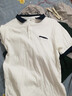纯一良品（CUNYI）童装男童短袖t恤儿童polo衫中大童宝宝半袖保罗衫男孩夏季上衣 白色 110 cm 实拍图