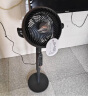 美的（Midea）【超级单品】七叶轻音立式电风扇家用柔风落地扇台式桌面小型风扇大风量节能摇头宿舍电扇 SAF30AB 实拍图