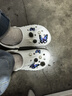 卡骆驰crocs洞洞鞋贝雅男鞋女鞋轻便耐磨一脚蹬拖鞋休闲鞋|10126 白-100 36 /37(220mm) 实拍图