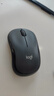 罗技（Logitech）M220 轻音鼠标 无线鼠标 办公鼠标 对称鼠标 带无线微型接收器 灰黑色 实拍图