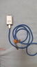 那物Type-C充电线120W超级快充数据线兼容旋转180度弯头6A加粗合金USB-C适用华为荣耀vivo小米红米oppo 【可旋转1条装】120W快充|蓝色 1.5米 实拍图