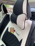车鞍 卡通皮革汽车座套全包四季通用座椅垫免拆洗汽车坐垫 糖果熊全皮-神秘黑-豪华版(五座) 五座全车-留言车型 实拍图