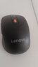 联想（Lenovo） 无线蓝牙双模鼠标 便携办公鼠标 人体工程学设计 适用台式机一体机笔记本平板 Howard黑色 实拍图