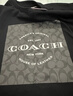 蔻驰（COACH）奥莱男士男装经典标志SQUARE T恤春夏款短袖 黑色 M 实拍图