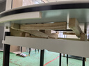 丰舍 餐桌 可变圆桌伸缩折叠实木岩板餐桌椅组合现代轻奢餐桌餐厅饭桌 6MM电磁炉款餐桌-101皮椅款 【1.35米】 一桌6椅 实拍图