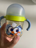 babycare学饮杯鸭嘴杯6个月以上儿童水杯直饮吸管奶瓶防呛重力球吸管杯 小怪兽学饮杯【双杯盖-PPSU】 蓝 实拍图