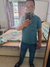 七匹狼短袖T恤男夏季商务保罗衫POLO冰爽抗菌翻领打底衫男装冰丝凉感 灰蓝色-5A抗菌冰爽透气 L (170) 实拍图