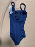迪卡侬（DECATHLON）泳衣女连体显瘦大码游泳衣泳装保守性感温泉女士泳衣NABWW 【深空蓝】高弹显瘦 L -XL 46 (130-140斤) 实拍图