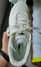 鸿星尔克板鞋冬季新款男鞋经典小白鞋休闲鞋厚底增高滑板鞋百搭运动鞋子男 微晶白/数字青 40 实拍图